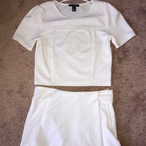 White Summer Set (Skort And Top)